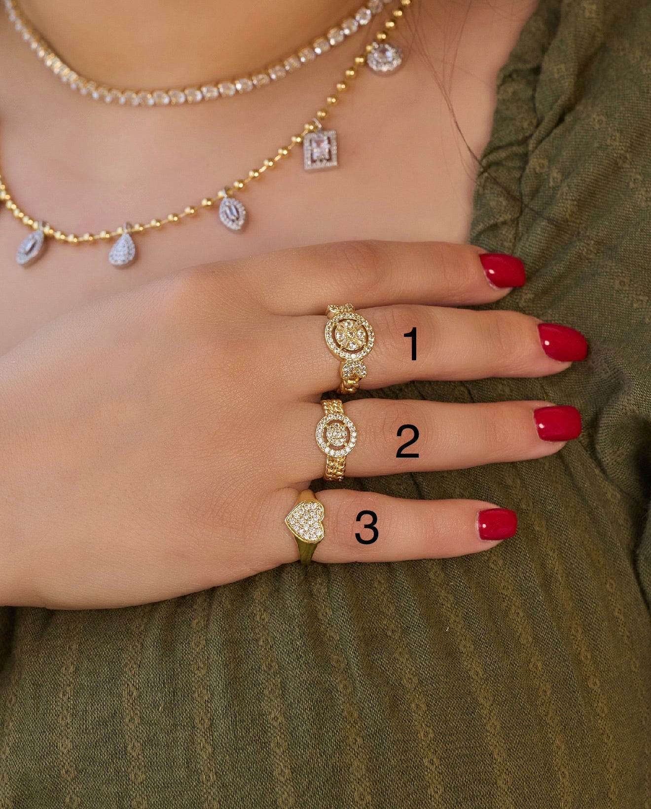 Gold plated 18k Lazurde collection summer