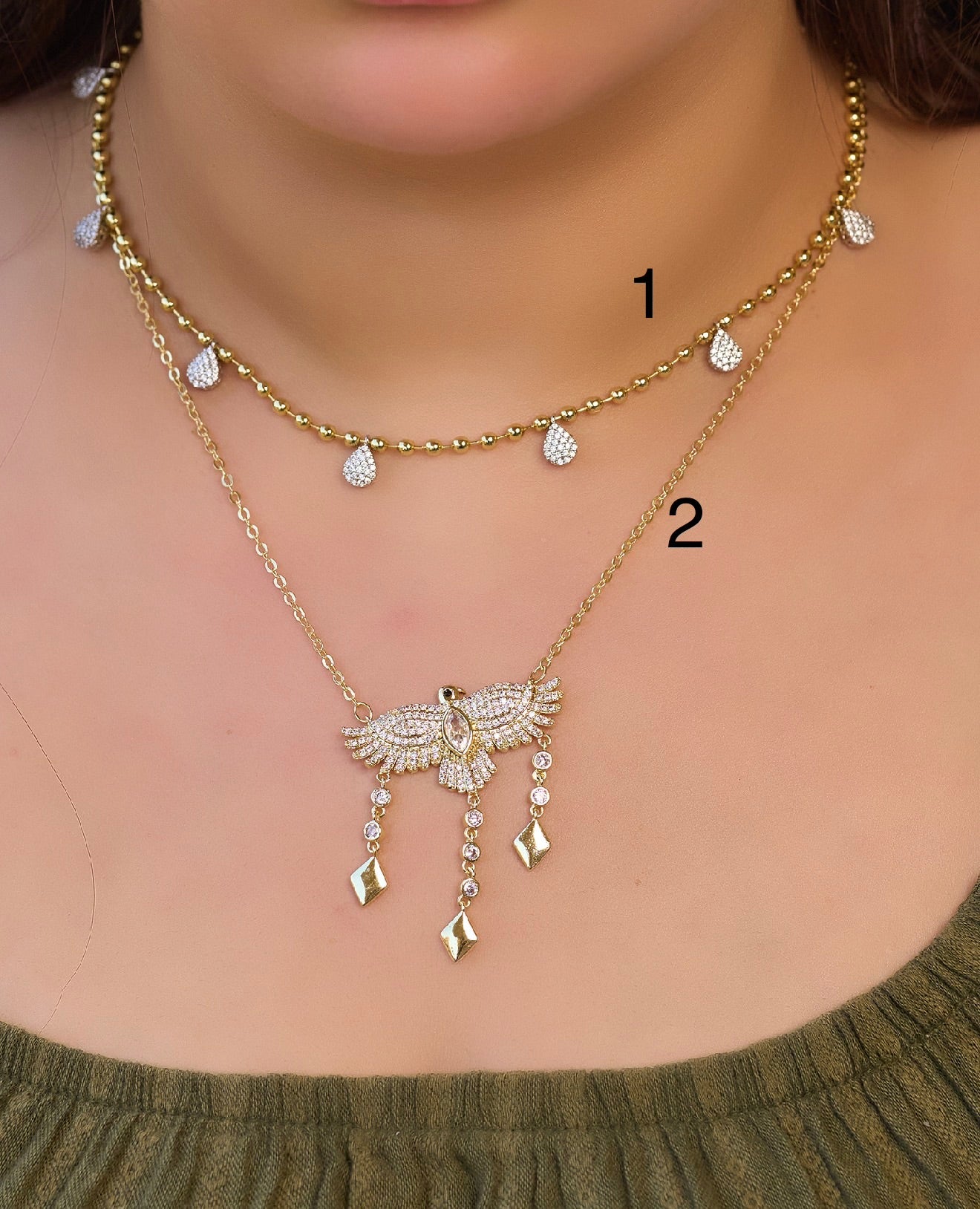 Necklace Gold plated 18k