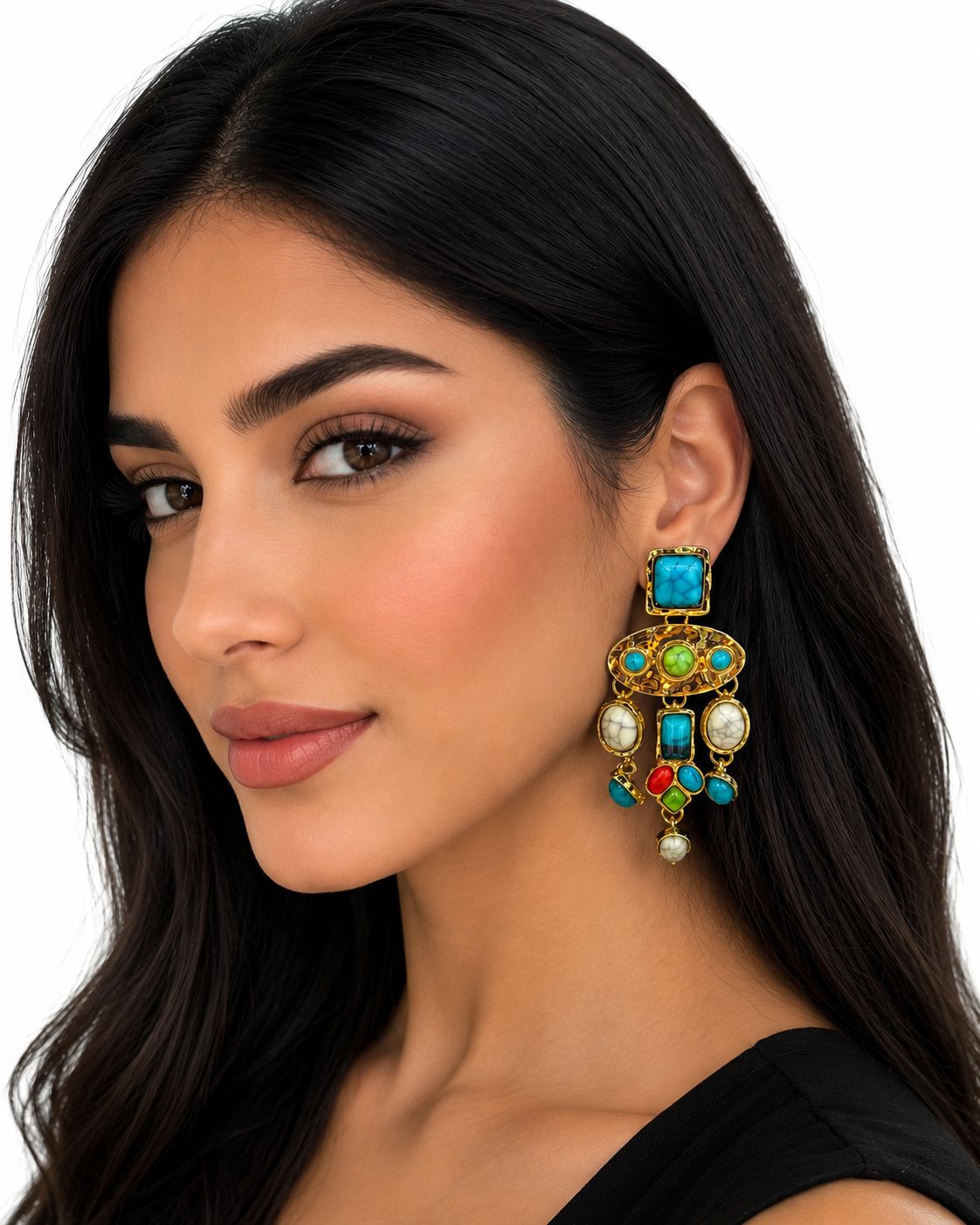 Turkey design earring