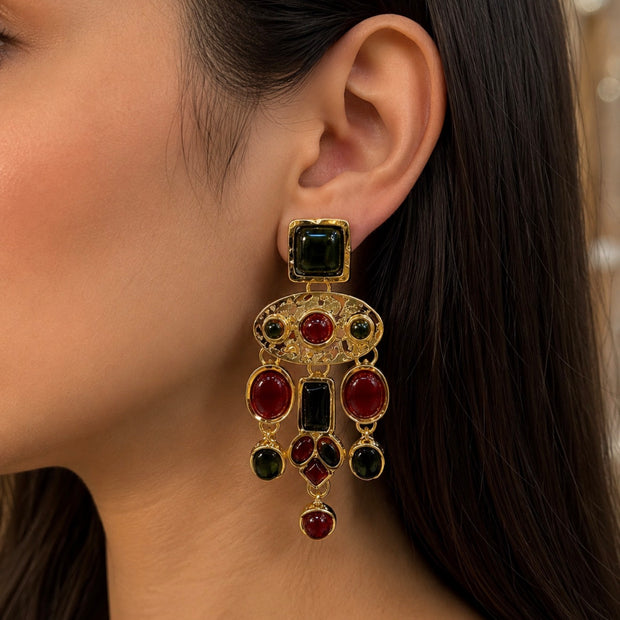 Earring turkey design