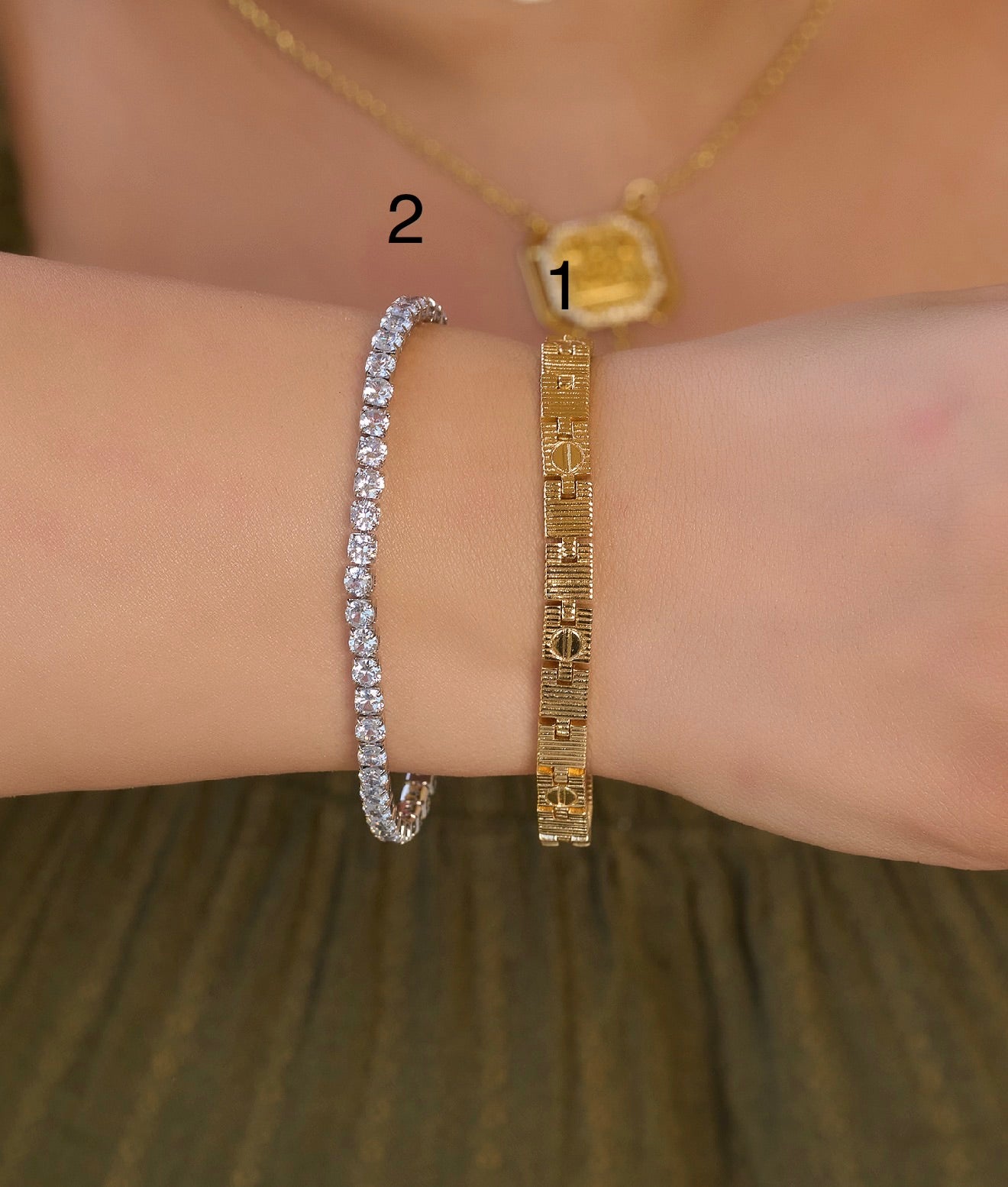 Gold plated 18k