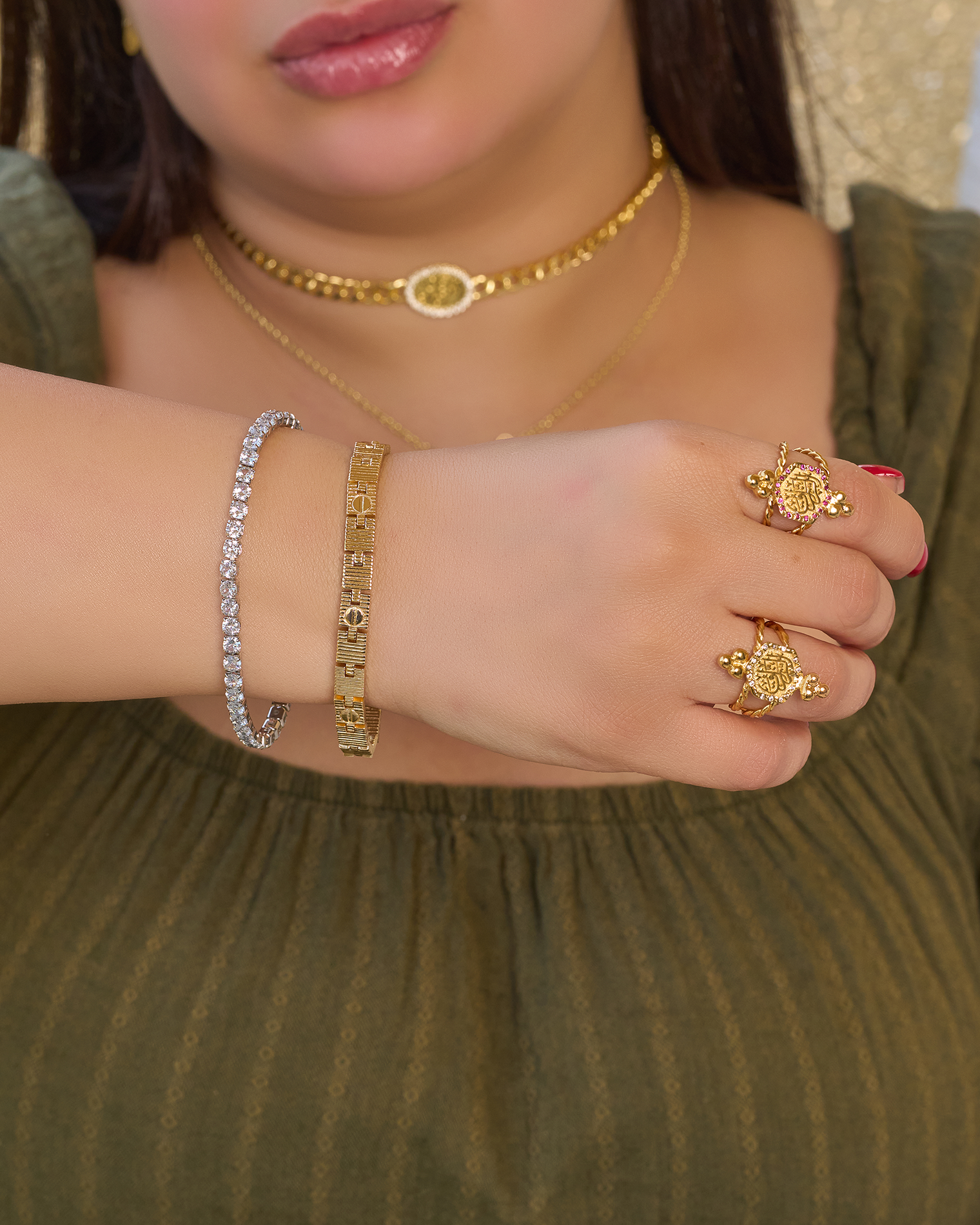 Gold plated 18k