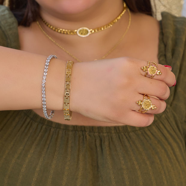 Gold plated 18k