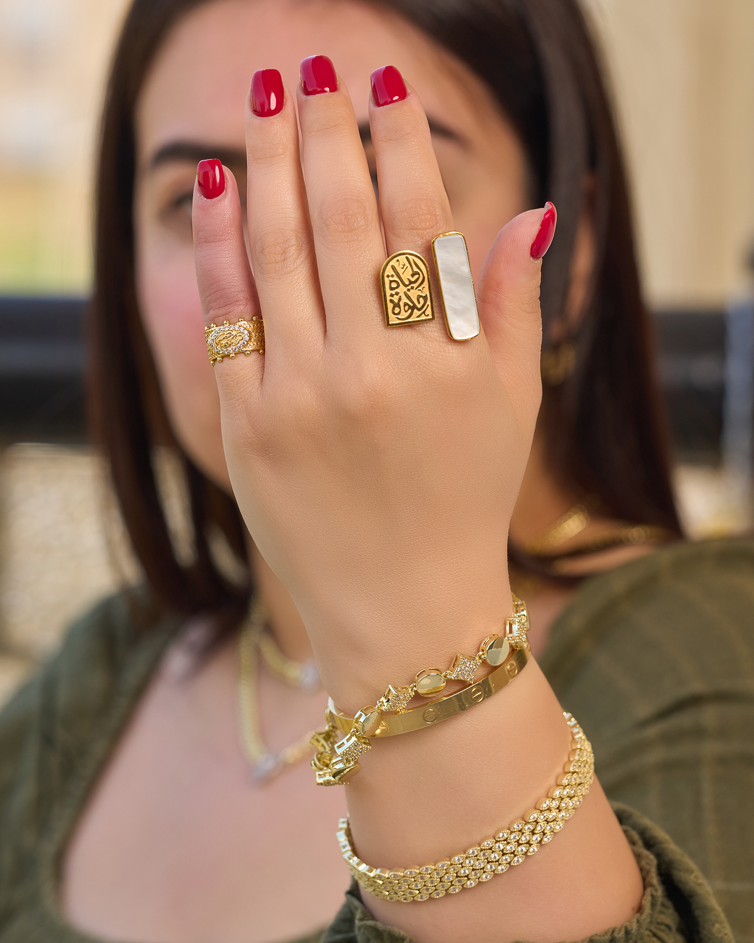 Gold plated 18k
