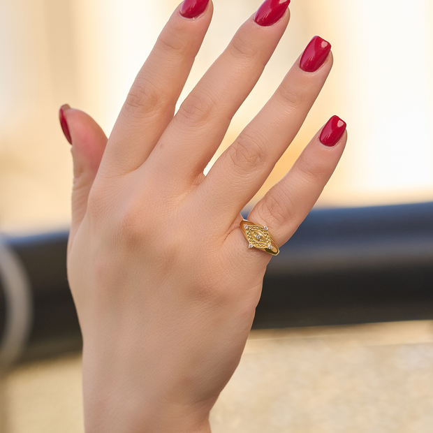 Gold plated 18 k