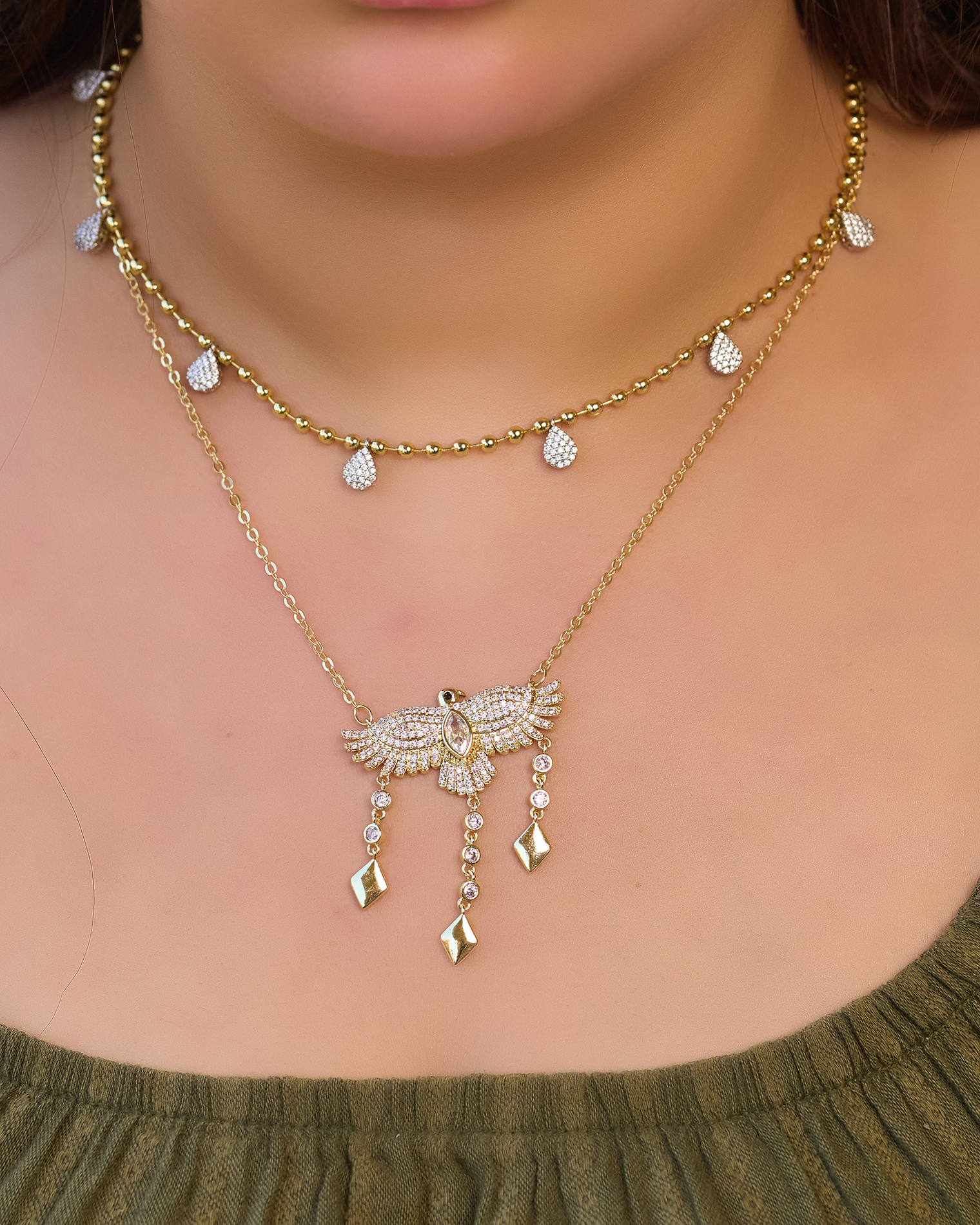 Necklace Gold plated 18k