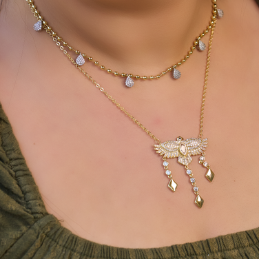 Necklace Gold plated 18k