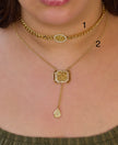 Necklace gold plated1-  (انت عمرى) 2- هويت انا))