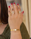 Gold plated 18k summer Lazurde