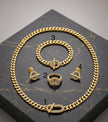 طقم ماستر كواليتى مطلى دهب 18k
